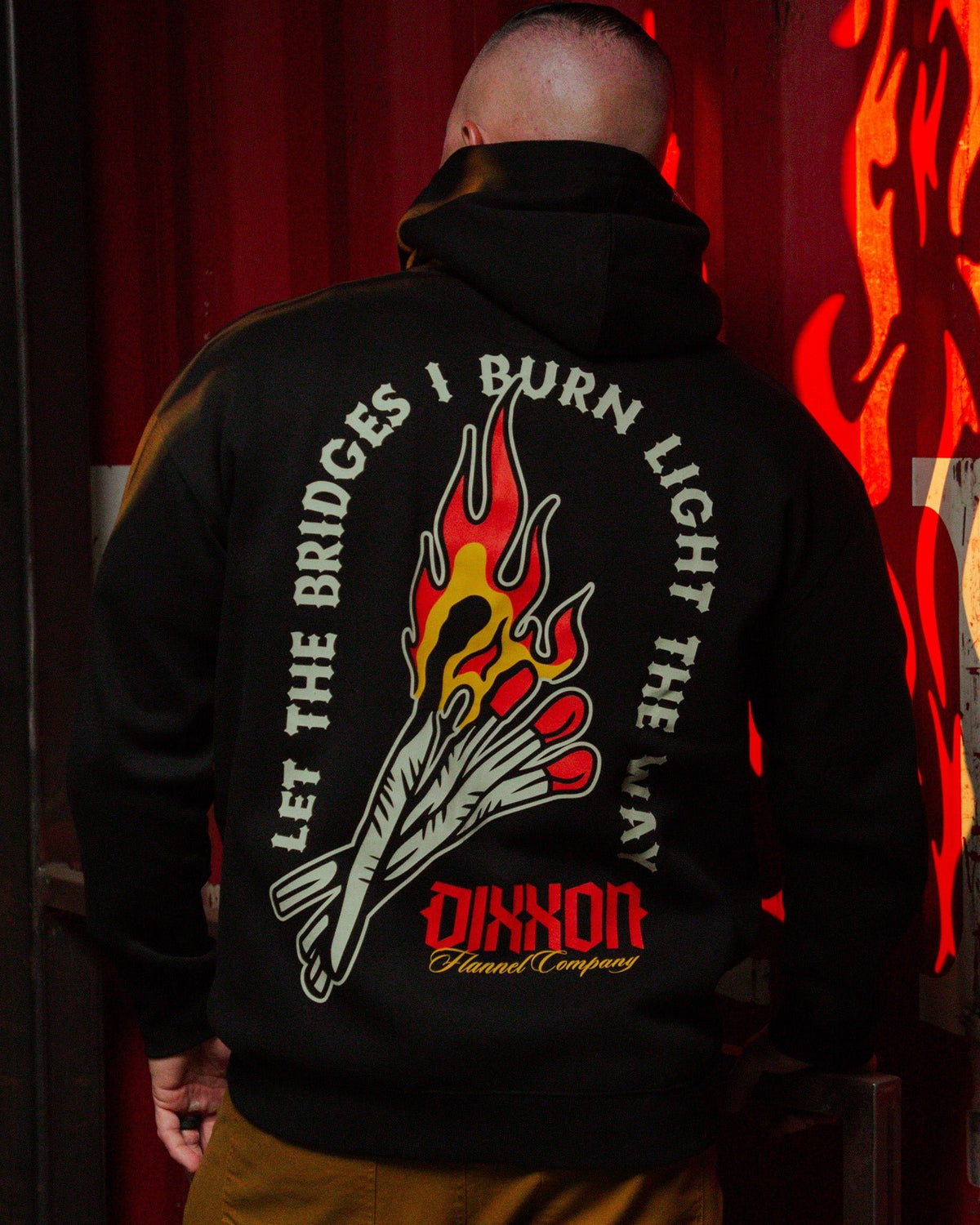 Bridge Burner Zip Up Hoodie - Black - Dixxon Flannel Co. view 1