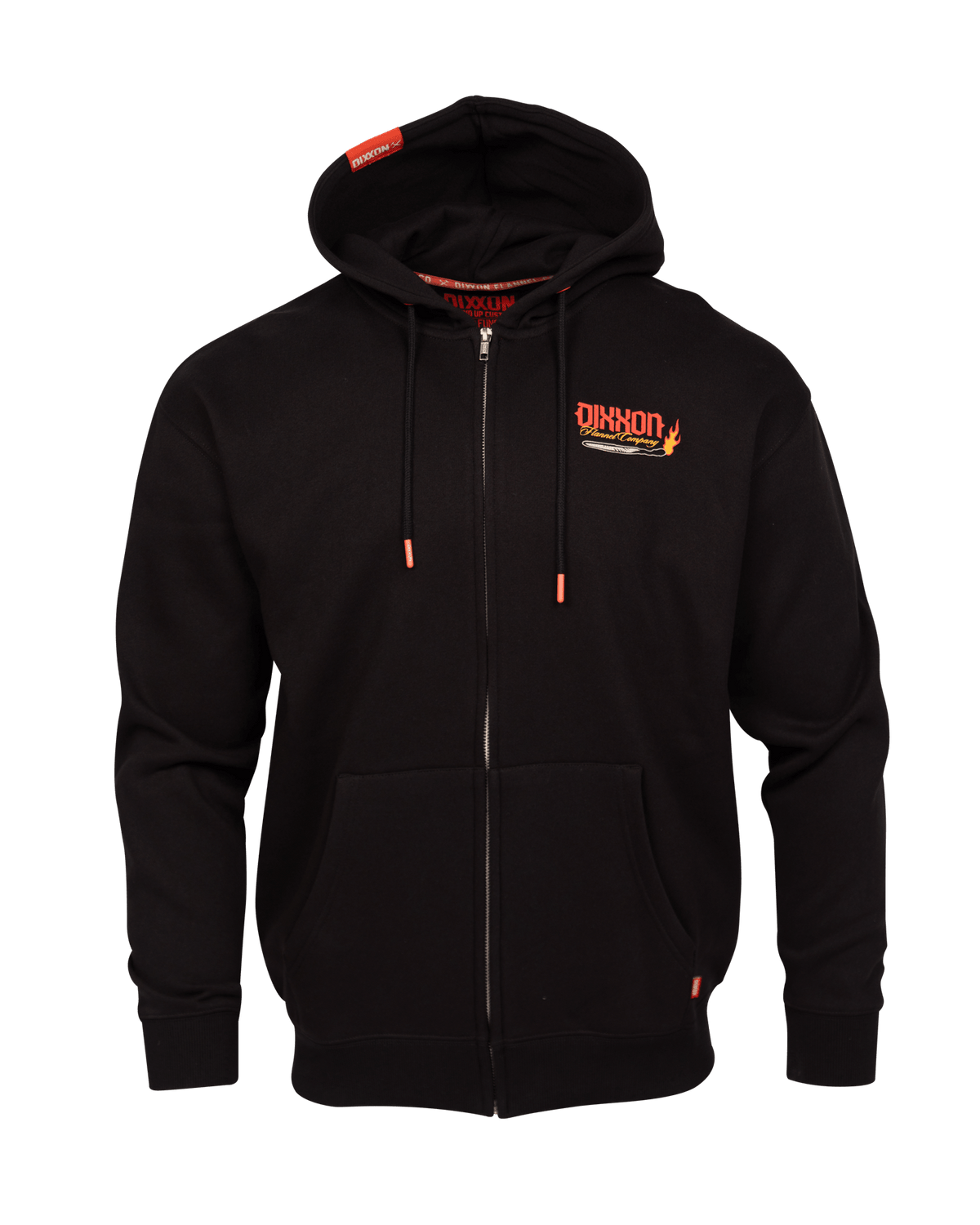 Bridge Burner Zip Up Hoodie - Black - Dixxon Flannel Co. view 3