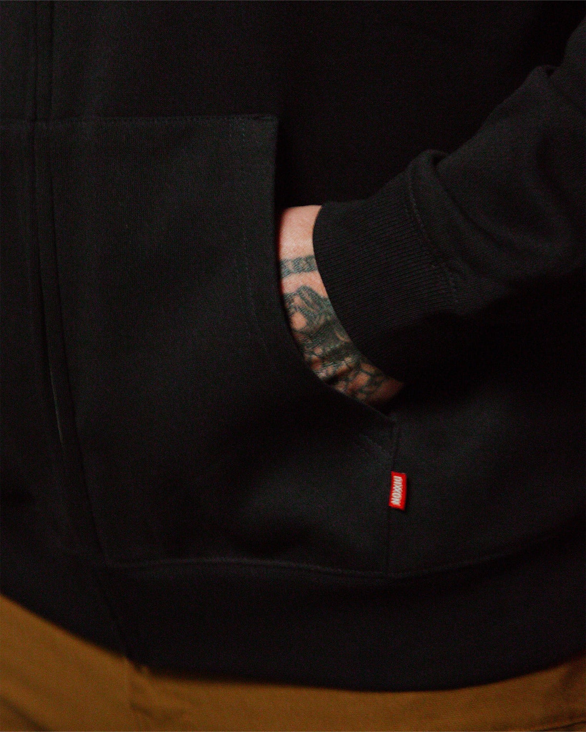 Bridge Burner Zip Up Hoodie - Black - Dixxon Flannel Co. view 7