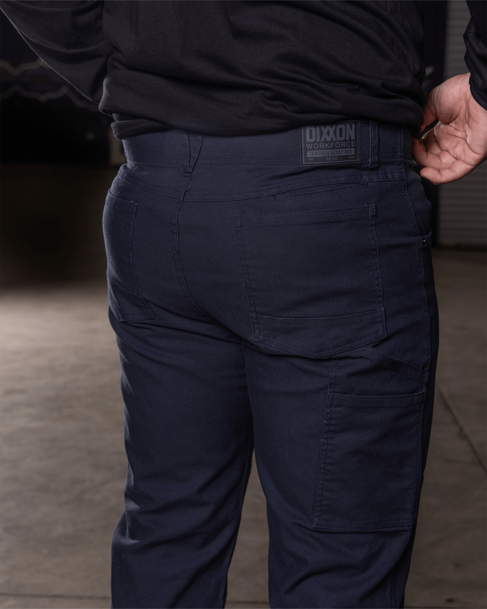 Canvas Work Pants - Navy - Dixxon Flannel Co. view 6