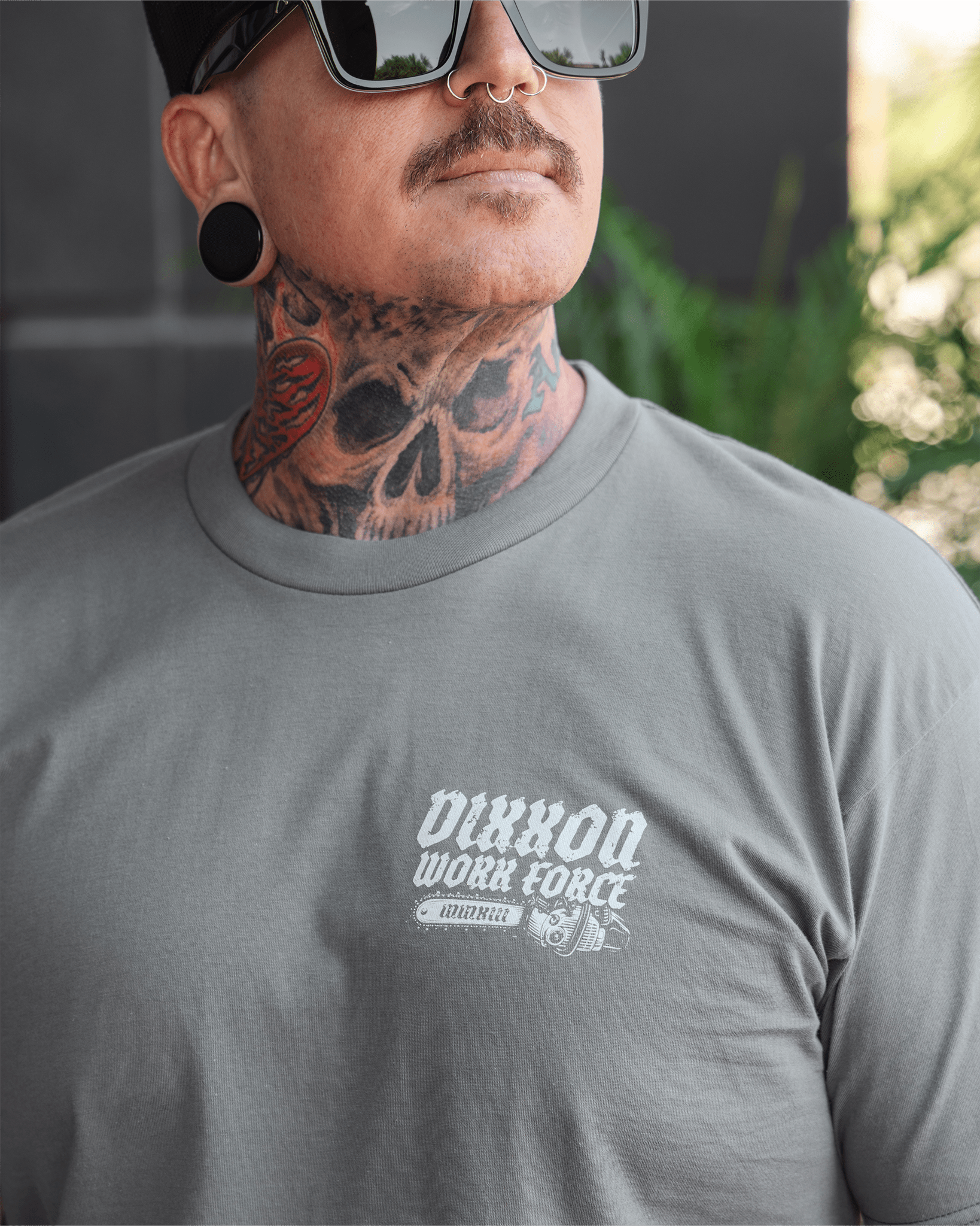 Chainsaw T-Shirt - Charcoal - Dixxon Flannel Co. view 3