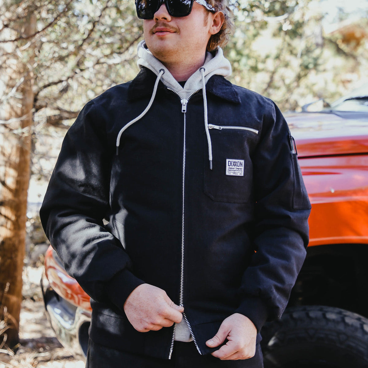 jacket with goggles Chore Coat - Black