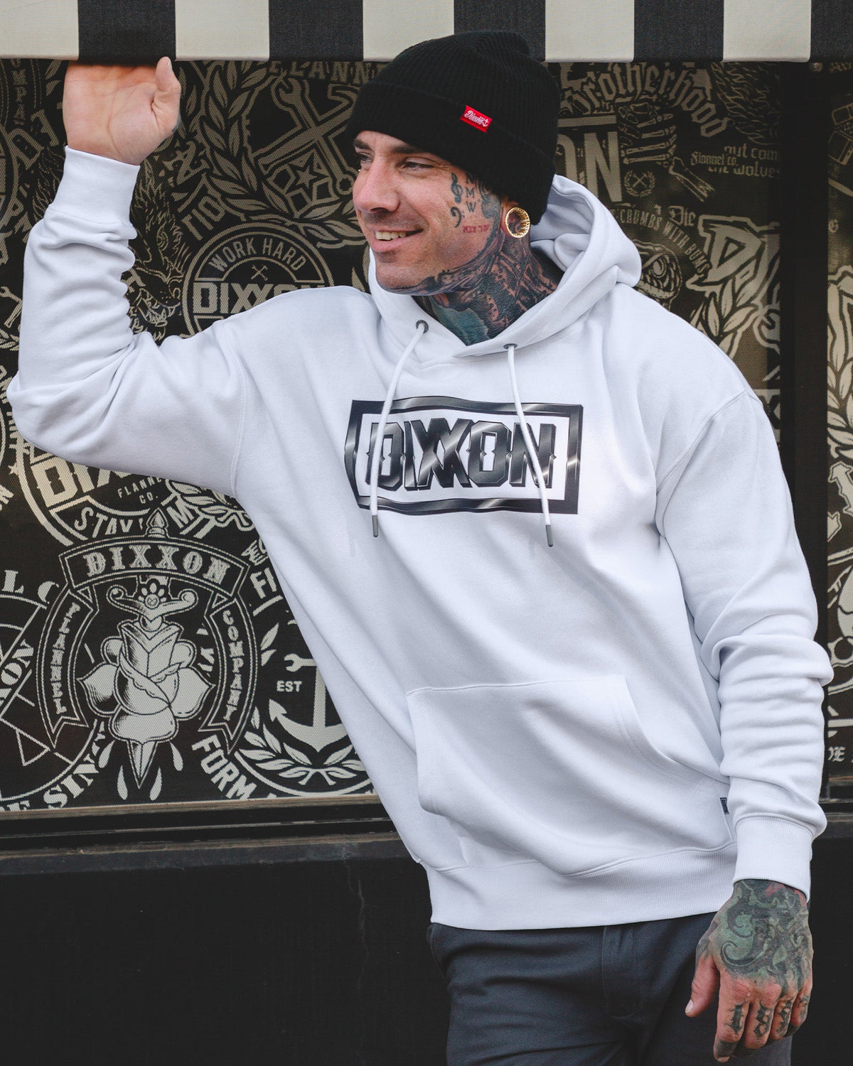 Chrome Pullover Hoodie - White - Dixxon Flannel Co. view 7