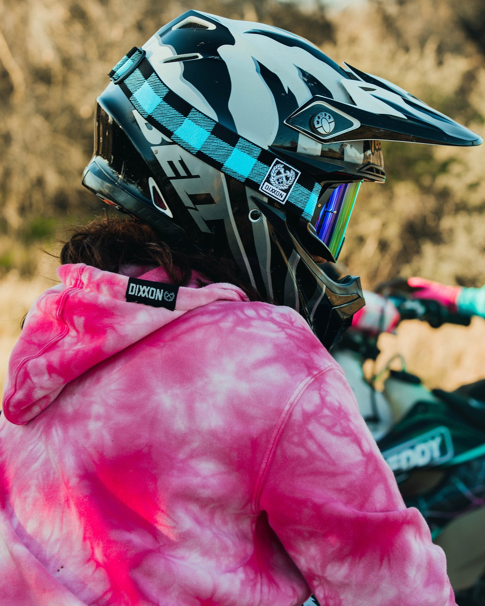 Contender PRO MX Goggles - Blue Plaid / REVO Blue Lens - Dixxon Flannel Co.