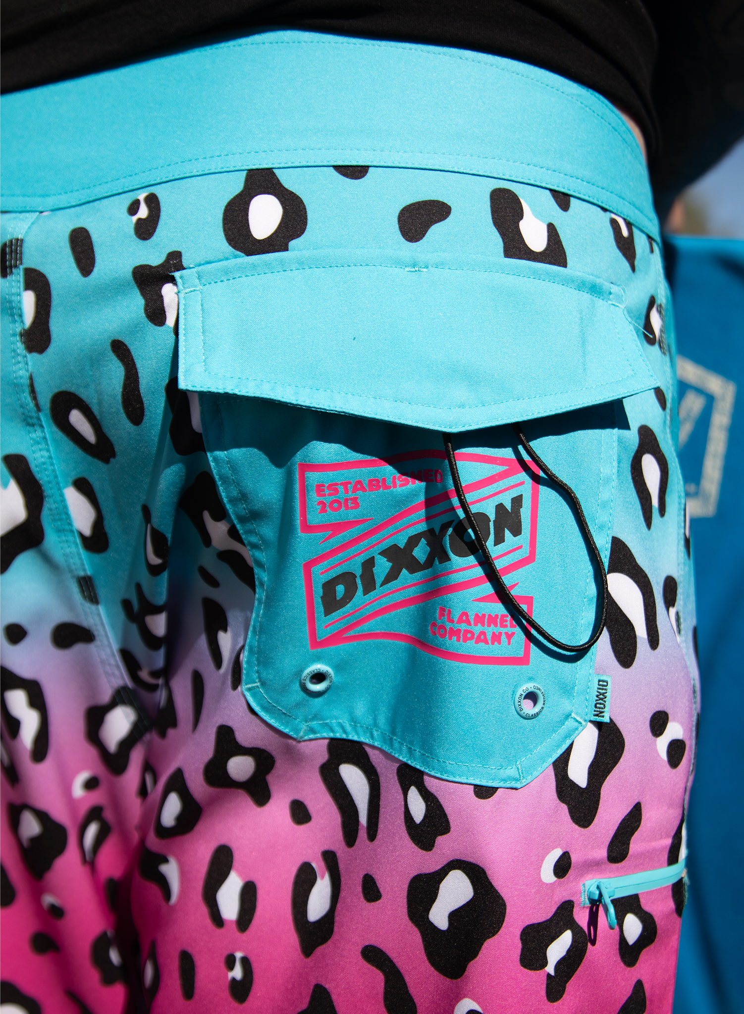 Cougar Hunter Boardshorts - Pink & Teal - Dixxon Flannel Co.