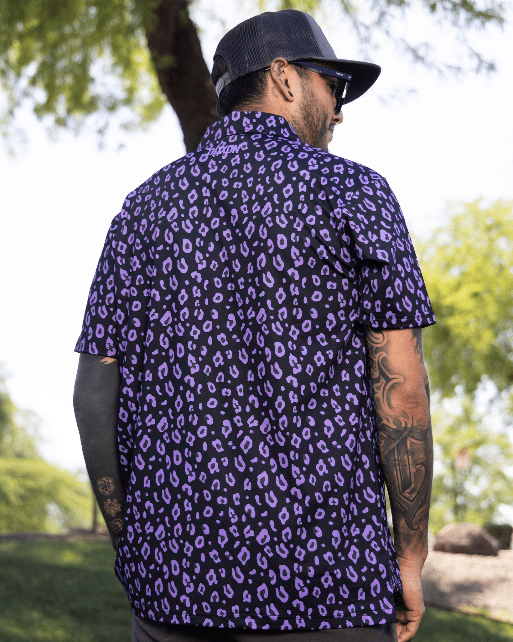 Cougar Hunter Party Polo - Purple - Dixxon Flannel Co.