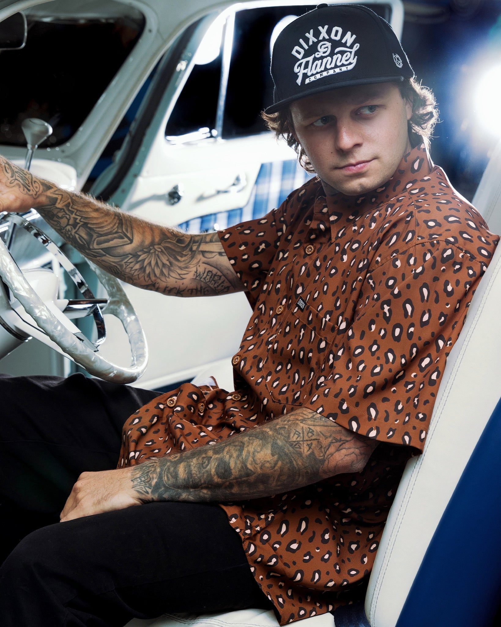 Cougar Hunter Party Shirt - Brown - Dixxon Flannel Co.