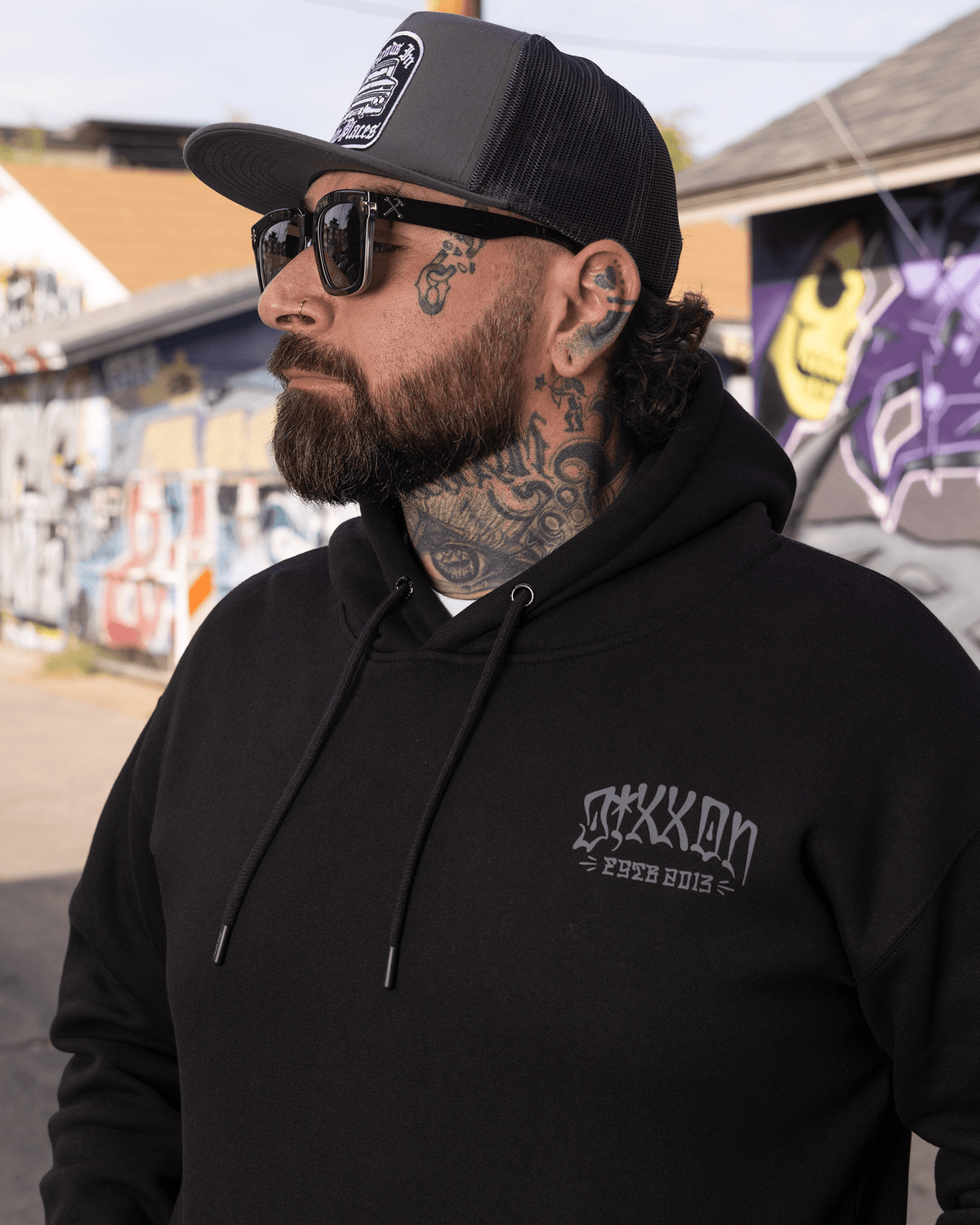 Dawg Pullover Hoodie - Black - Dixxon Flannel Co. view 6