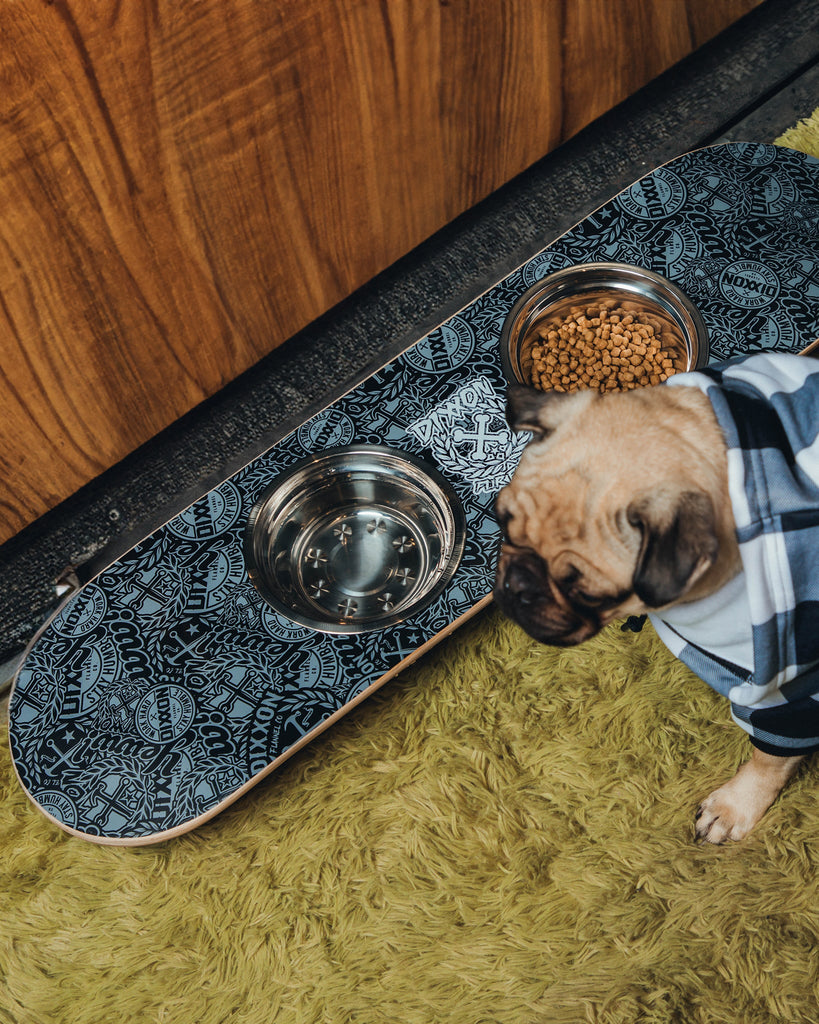 Dixxon Skateboard Dog Bowl - Collage - Dixxon Flannel Co.