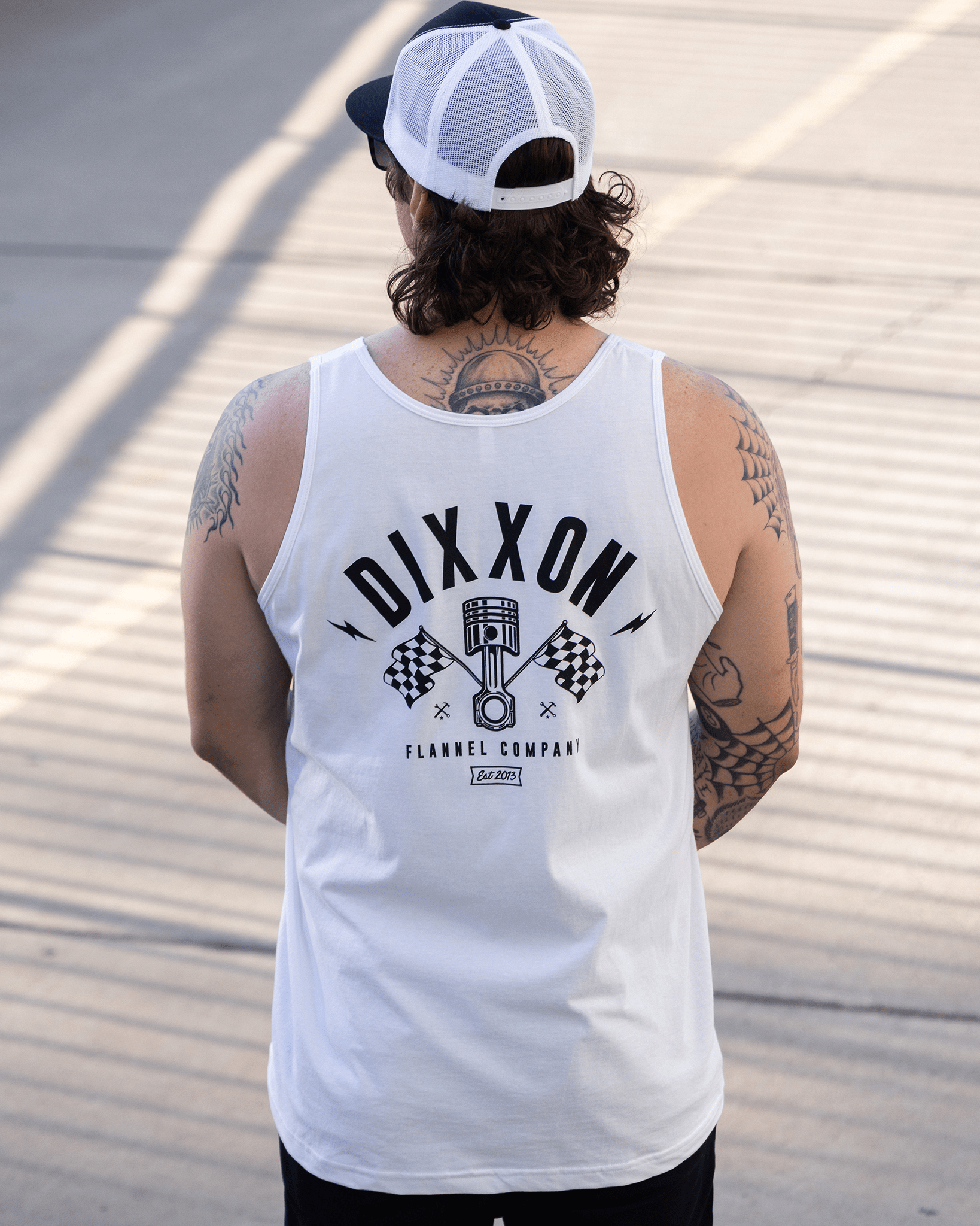 Driver Tank - White - Dixxon Flannel Co. view 1