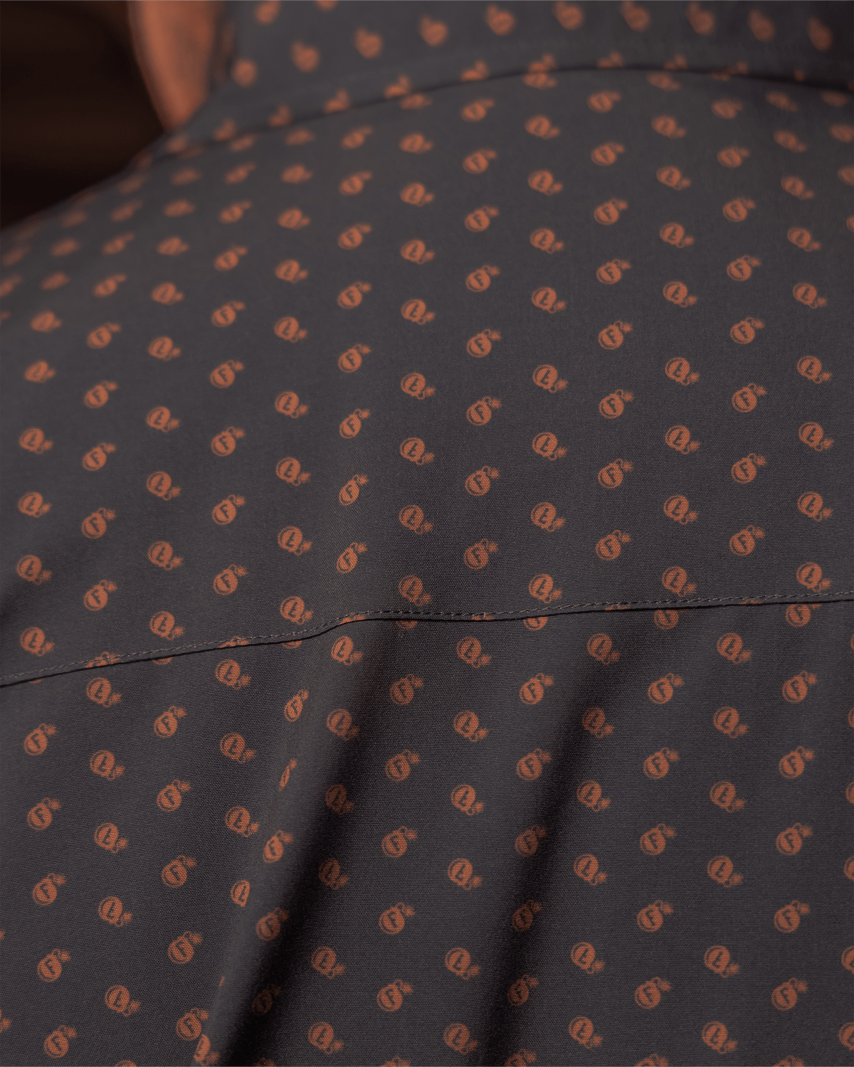 F Bomb Party Shirt - Charcoal & Peach - Dixxon Flannel Co. view 7