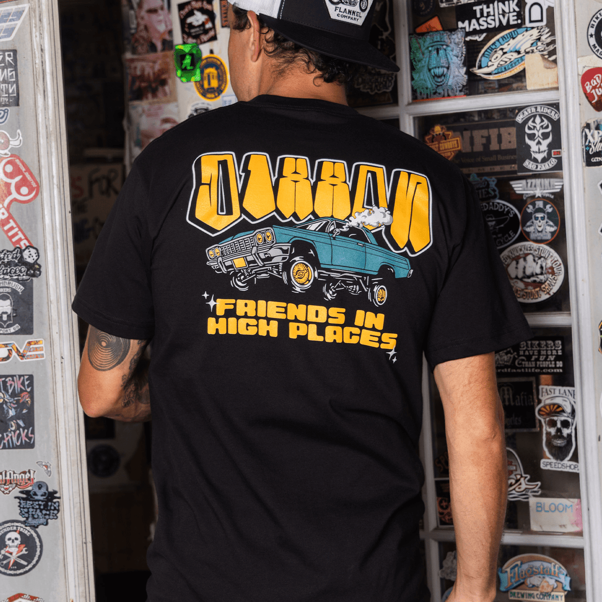 Friends In High Places T-Shirt - Black | Dixxon Flannel Co.