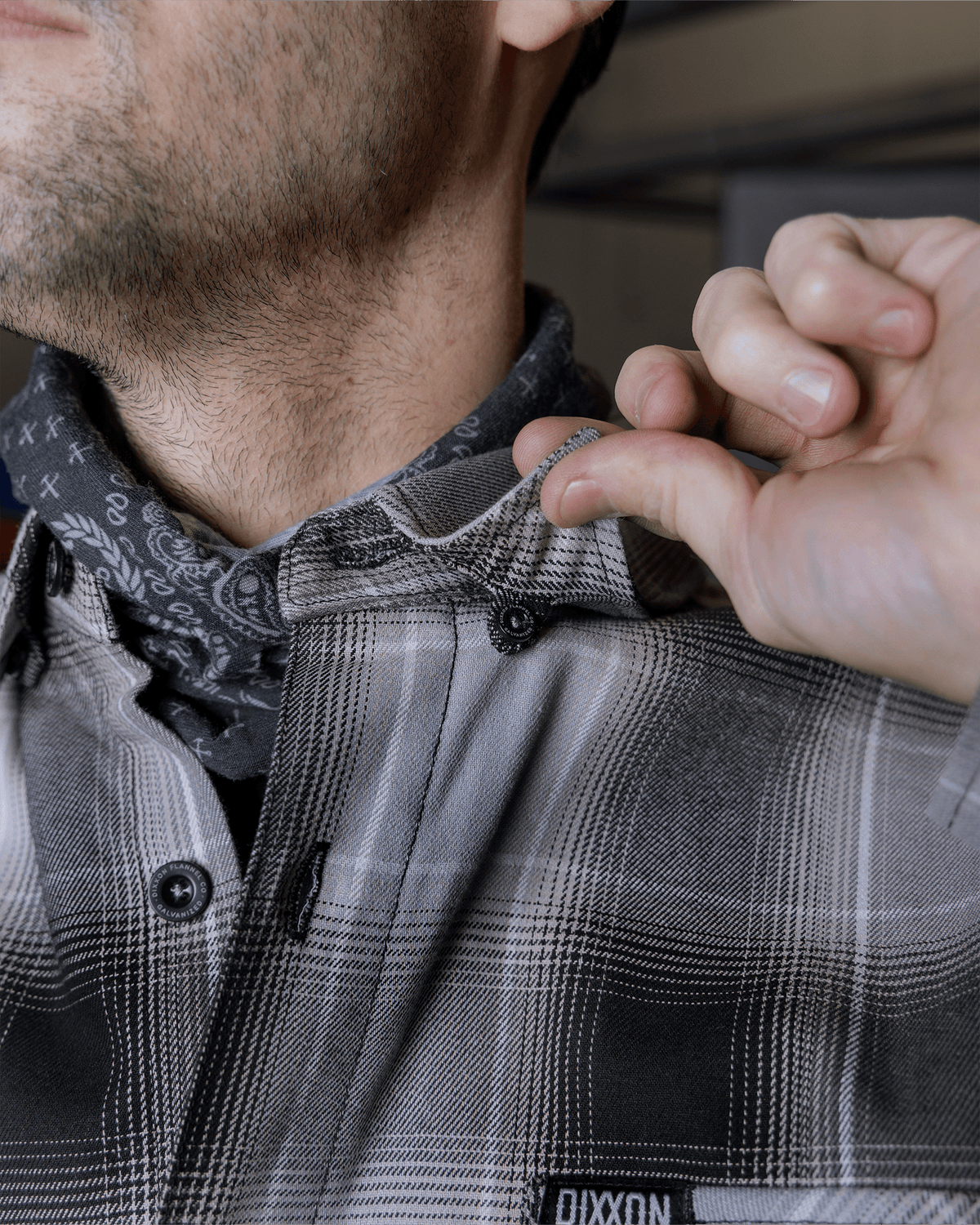 Galvanized FR Flannel - Dixxon Flannel Co. view 6