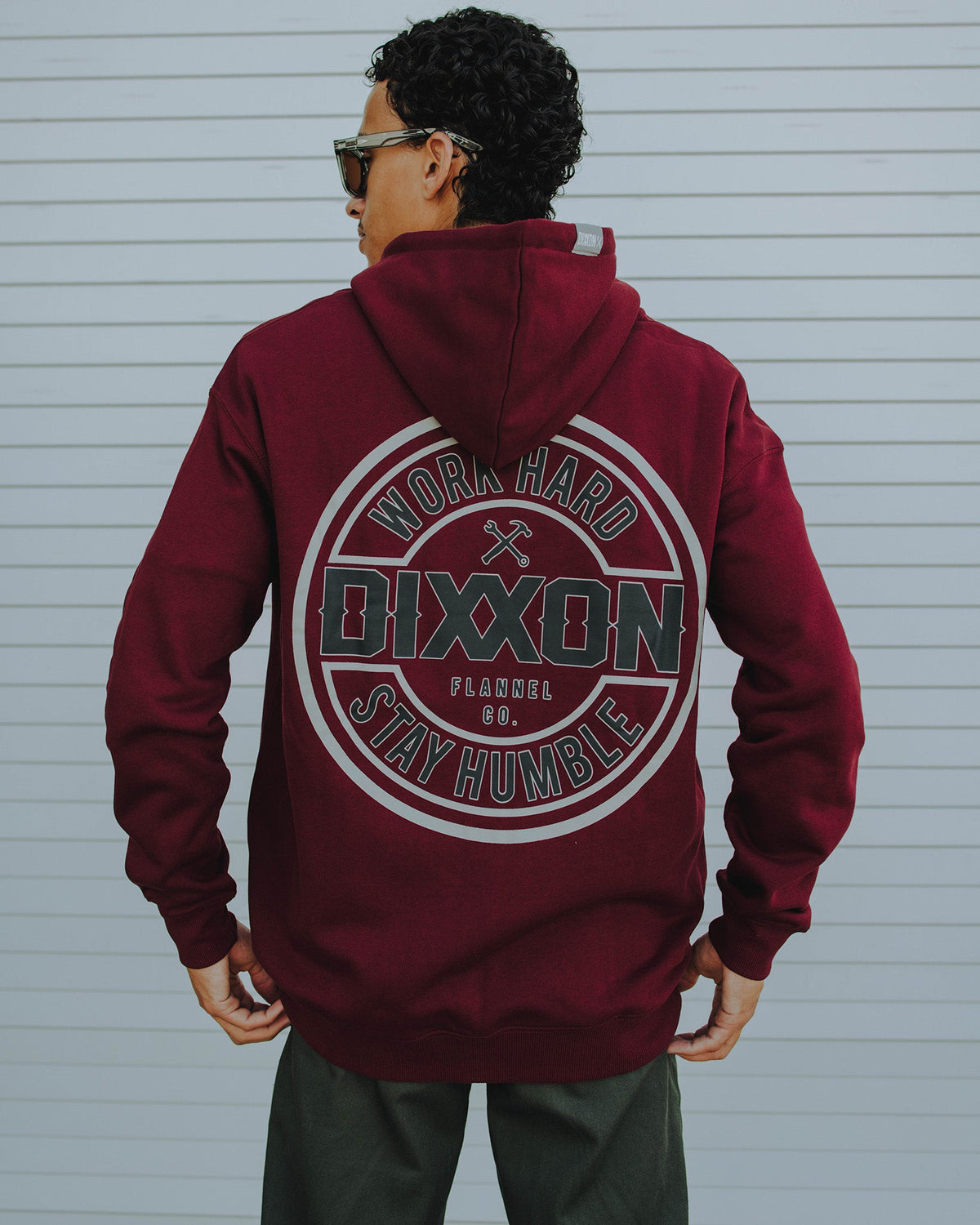 Gray & Black Corpo Zip Up - Maroon - view 1