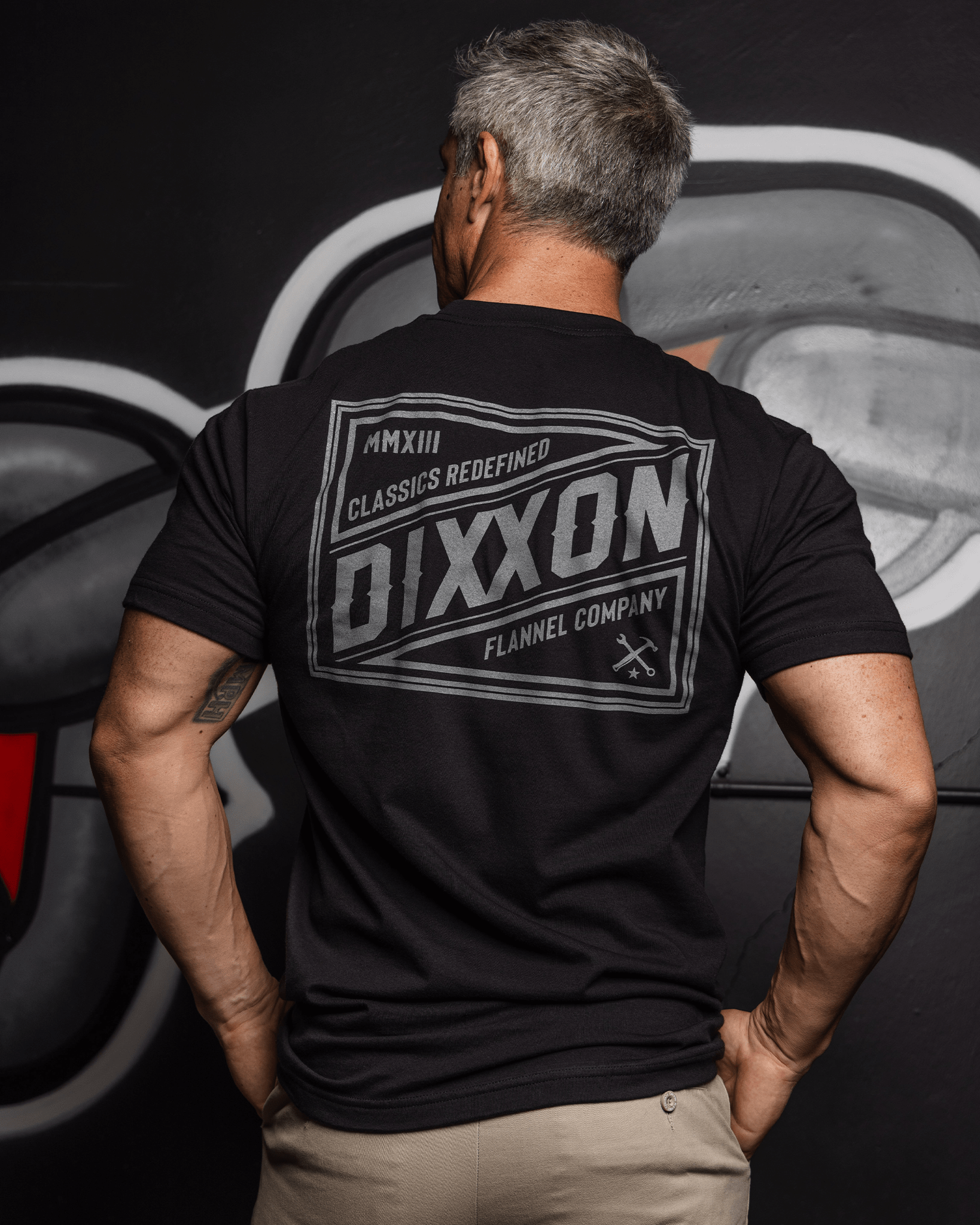 Grey Classic Billboard T-Shirt - Black - Dixxon Flannel Co.