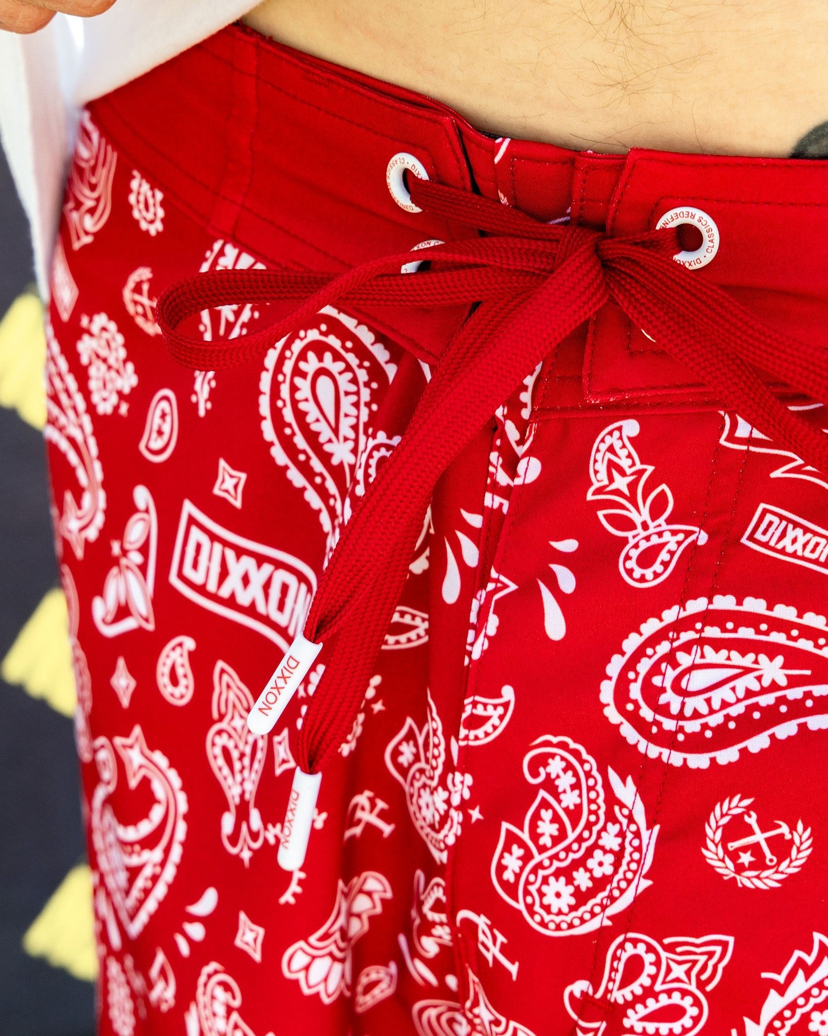 Hankie Boardshorts - Red - Dixxon Flannel Co.