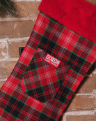 Holly Christmas Stocking - Dixxon Flannel Co.