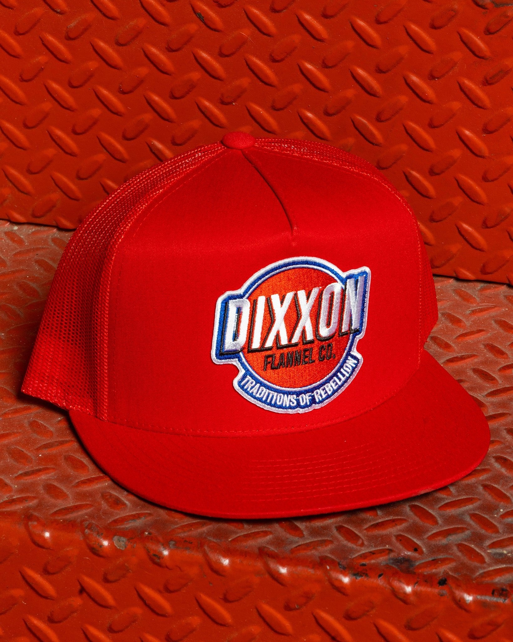 Hot Rod Flat Bill Trucker Snapback - Dixxon Flannel Co.