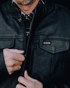 Hudson Leather Jacket - Black - Dixxon Flannel Co.