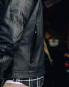 Hudson Leather Jacket - Black - Dixxon Flannel Co.