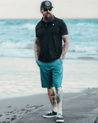 Hybrid Shorts - Aqua - Dixxon Flannel Co.