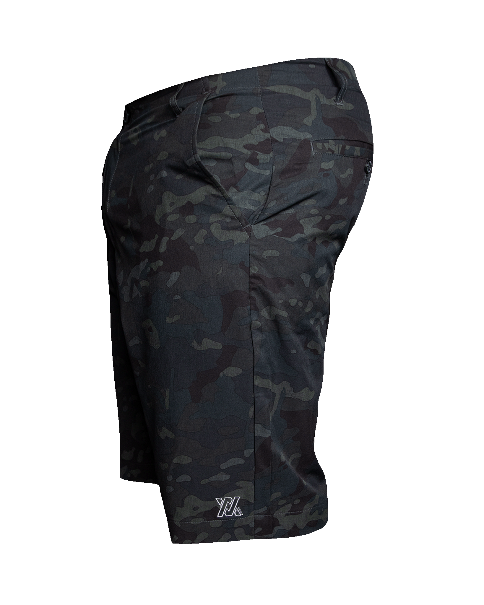 Hybrid Shorts - Black Camo - view 3