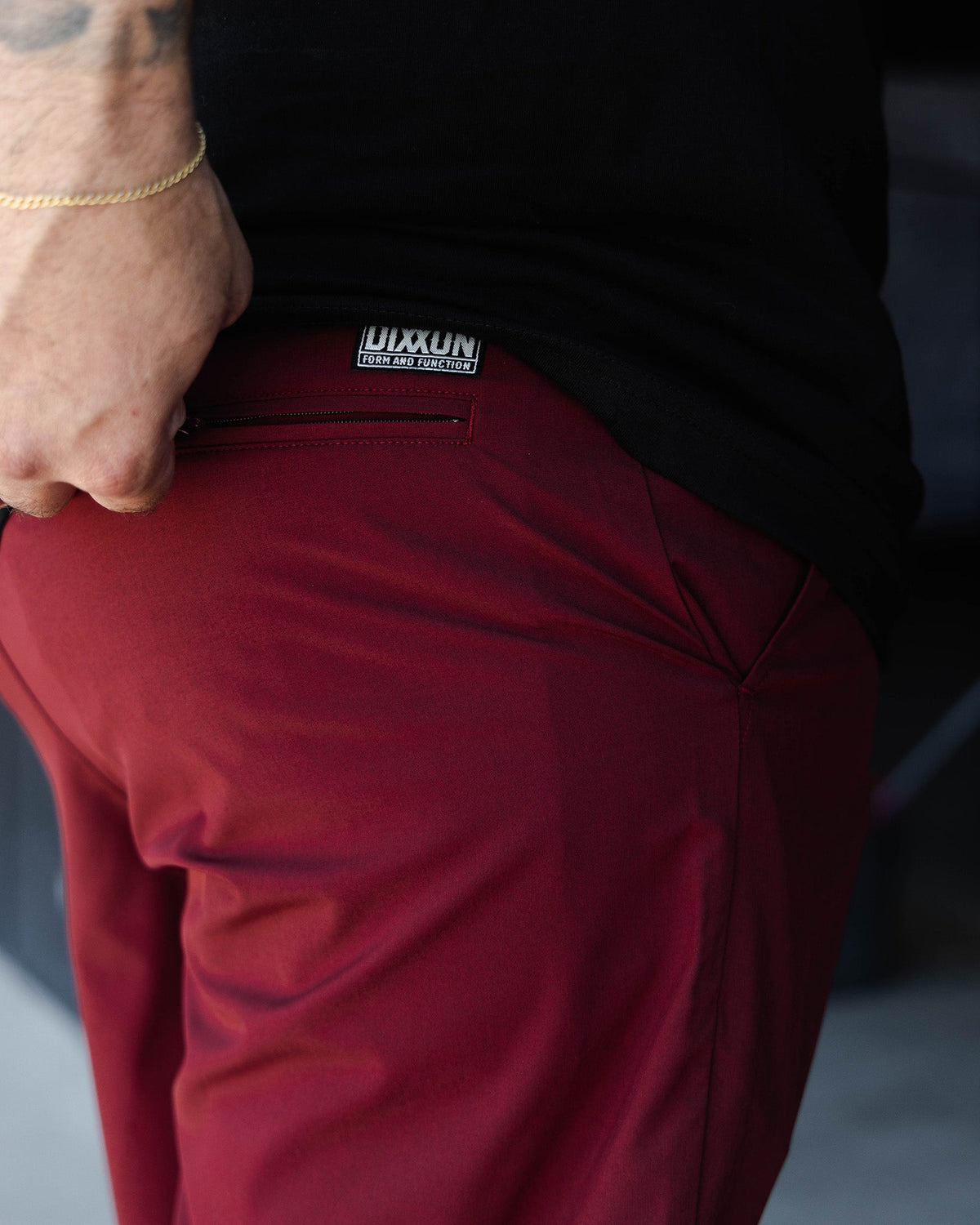 Hybrid Shorts - Maroon - Dixxon Flannel Co. view 6