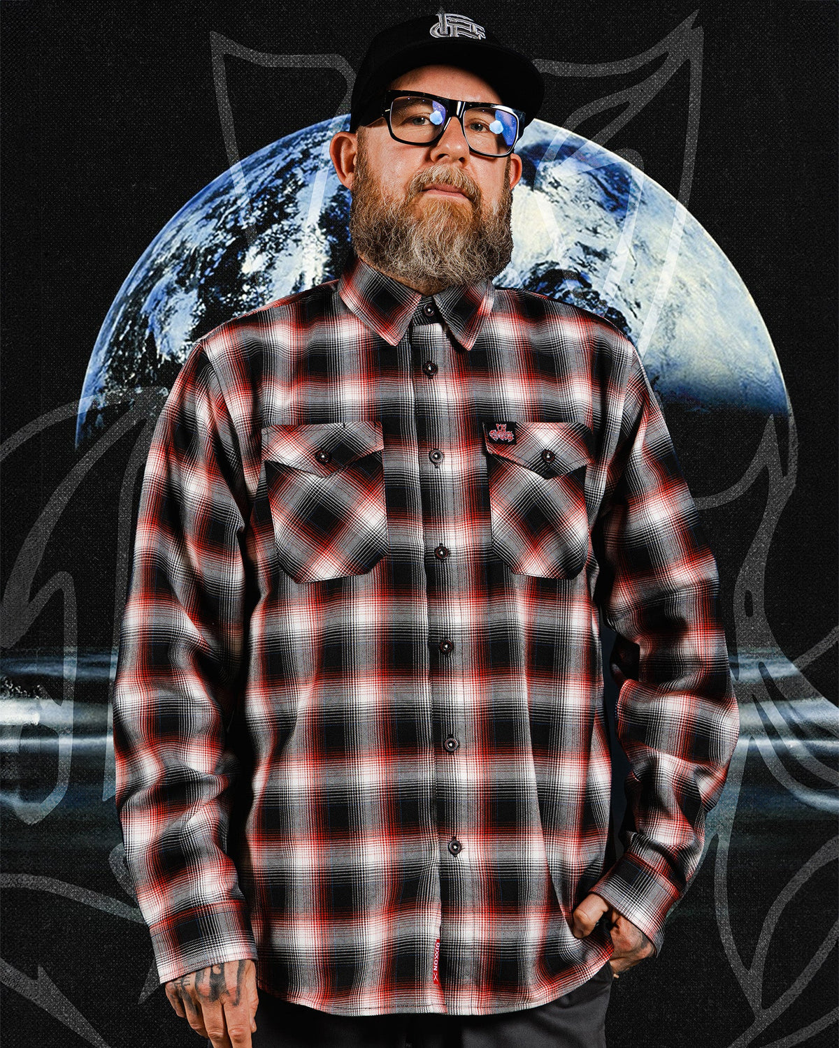 In Flames Lunar Strain Flannel - view 1