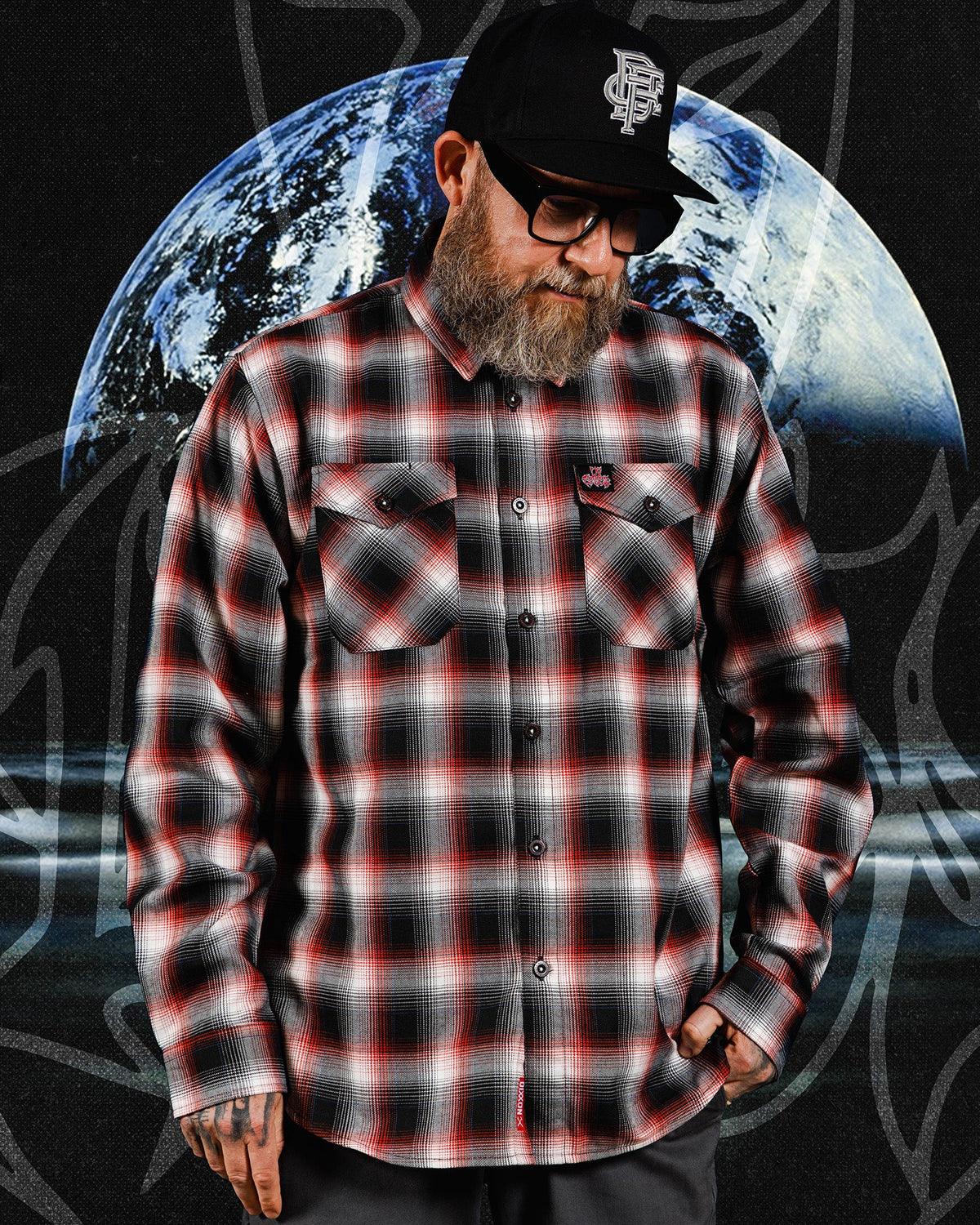 In Flames Lunar Strain Flannel - view 3