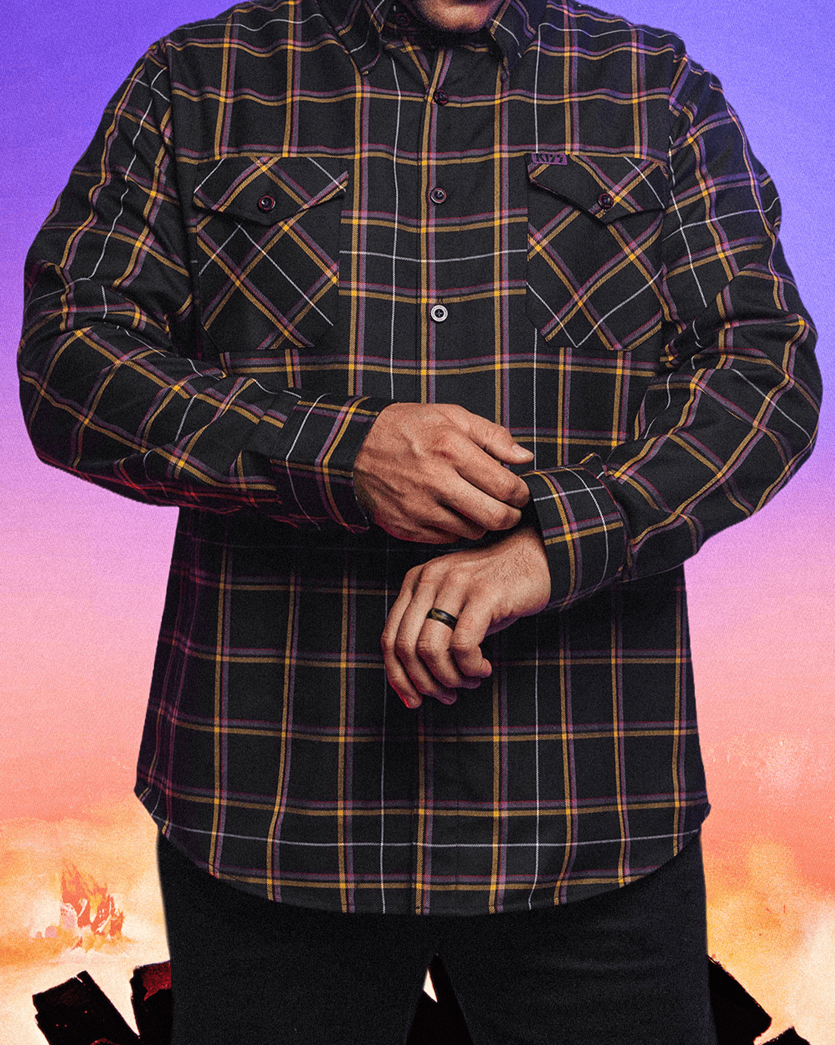 KISS Destroyer Flannel - Dixxon Flannel Co. view 4