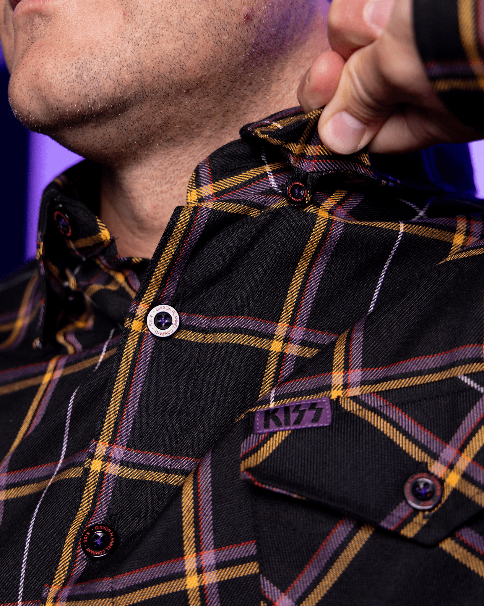 KISS Destroyer Flannel - Dixxon Flannel Co. view 7