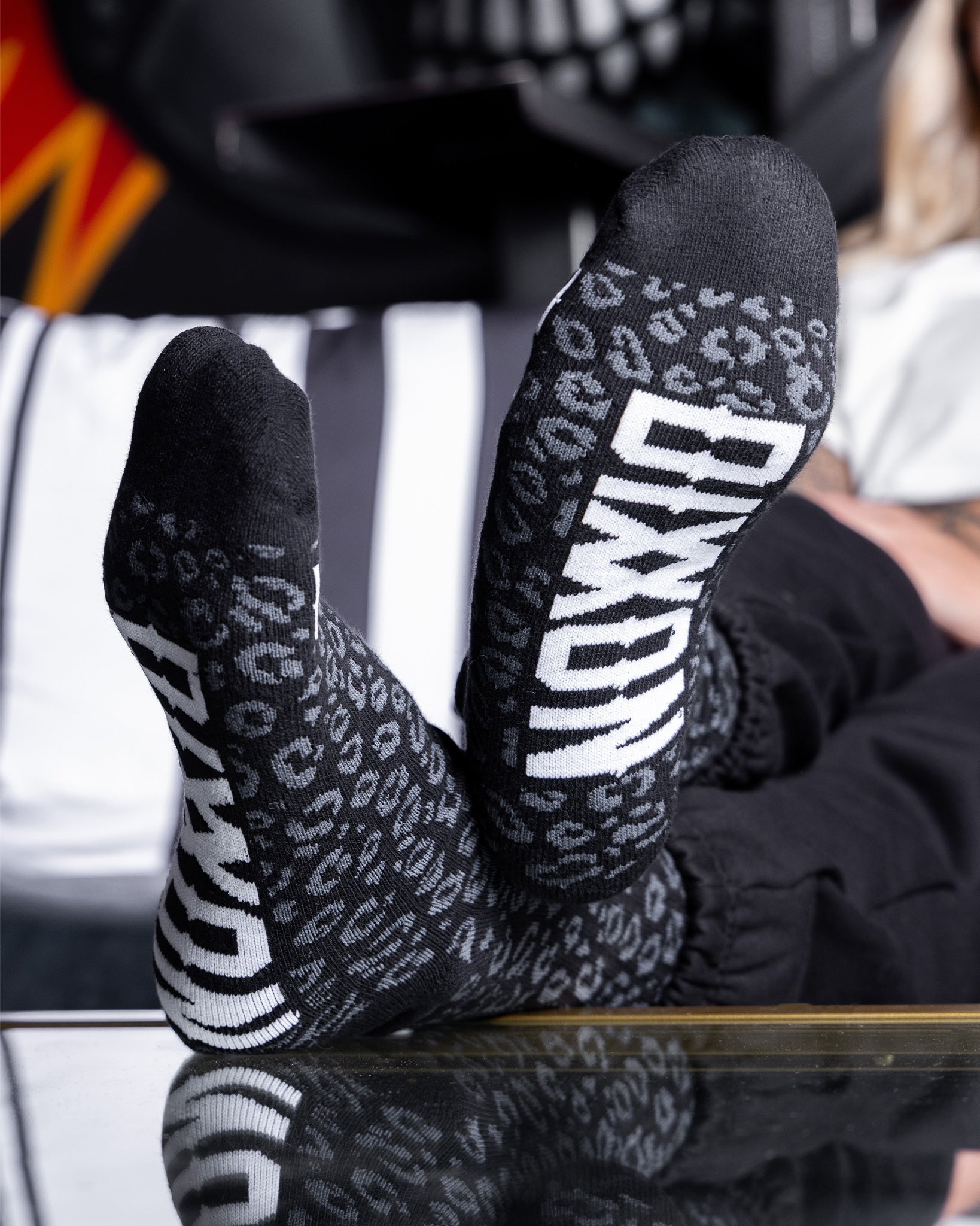 Leopard Crew Socks - Dixxon Flannel Co.