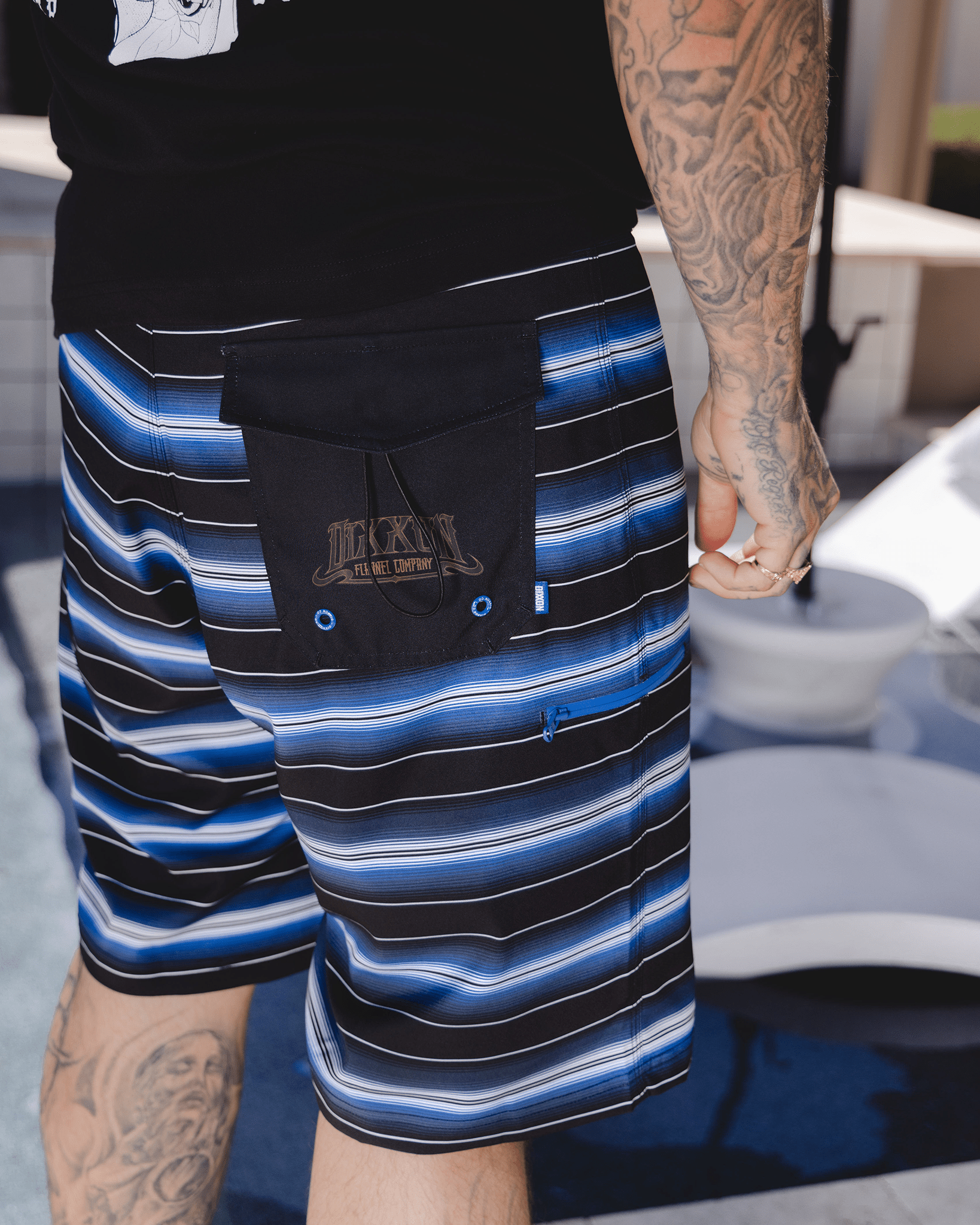Low Low Boardshorts - Blue - Dixxon Flannel Co.