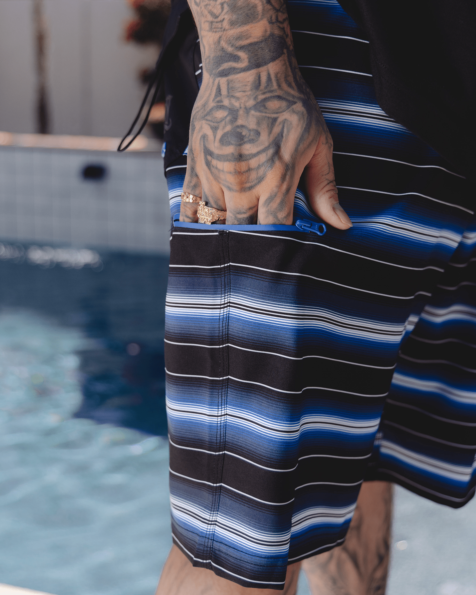 Low Low Boardshorts - Blue - Dixxon Flannel Co.
