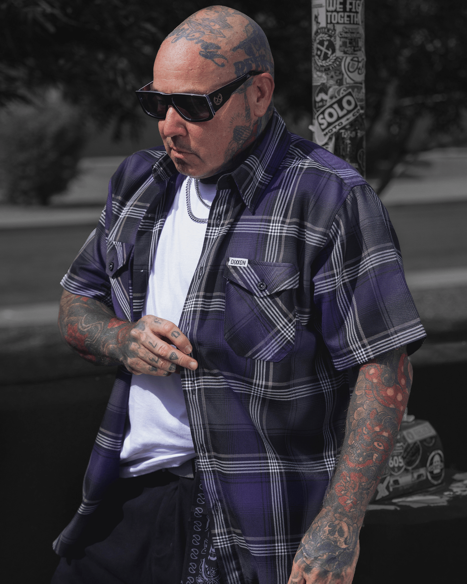 Menace Short Sleeve Flannel - Dixxon Flannel Co. view 1
