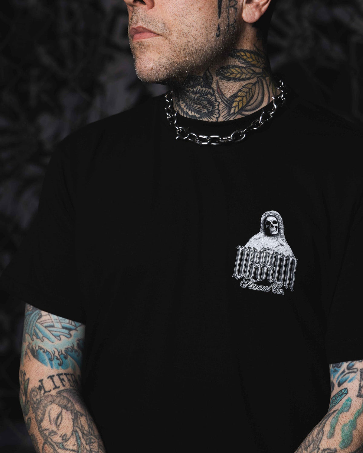 Our Lady T-Shirt - Black - Dixxon Flannel Co. view 3