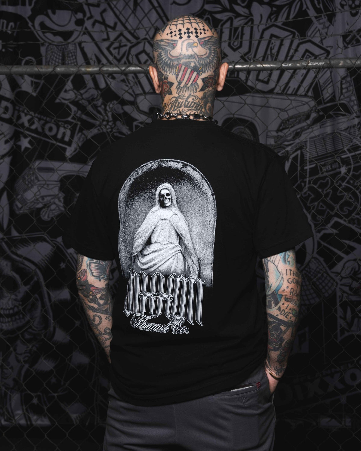 Our Lady T-Shirt - Black - Dixxon Flannel Co. view 1