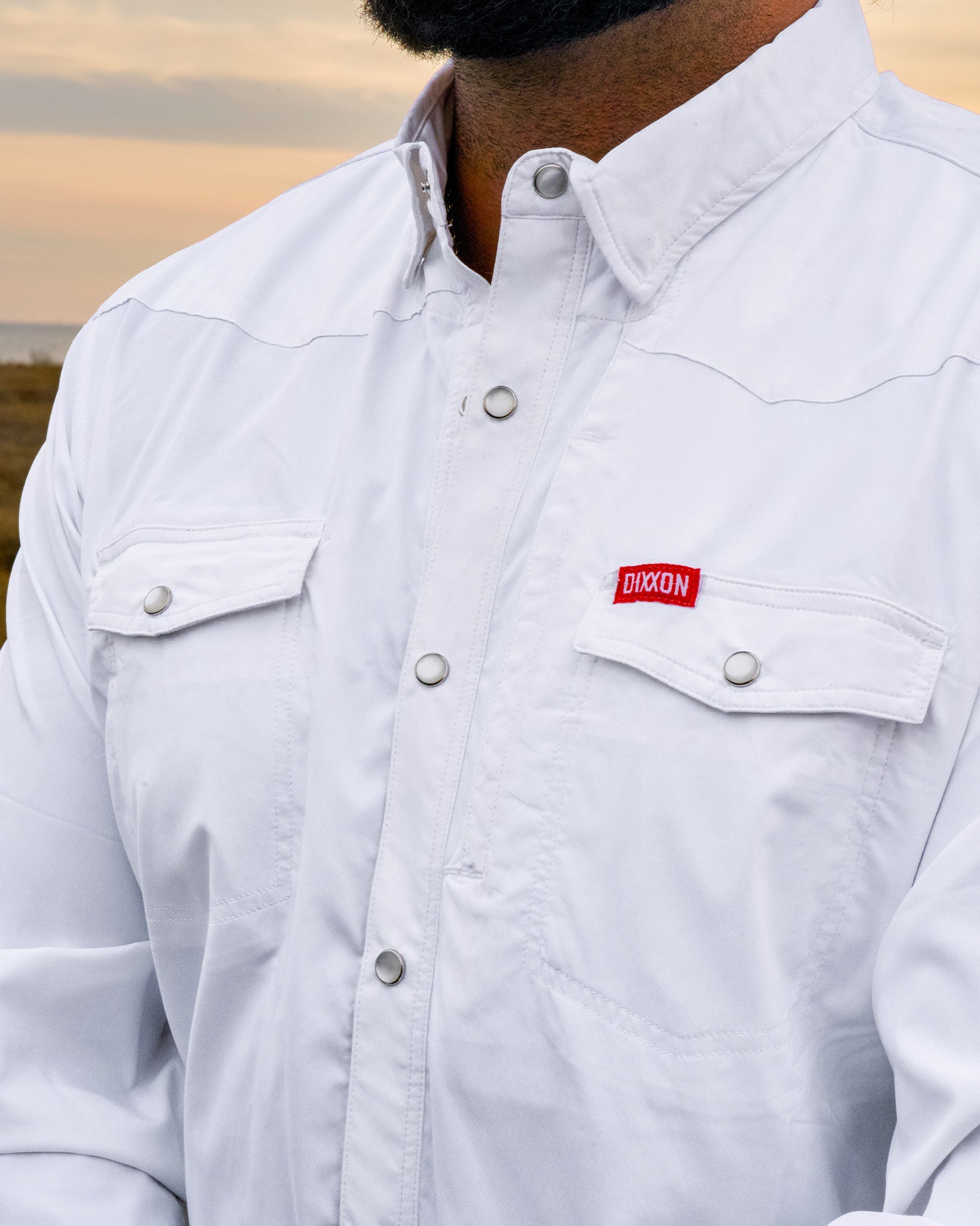 Outdoorsman Performance Long Sleeve - White - Dixxon Flannel Co. view 5