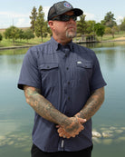 Outdoorsman Performance Short Sleeve - Navy - Dixxon Flannel Co.