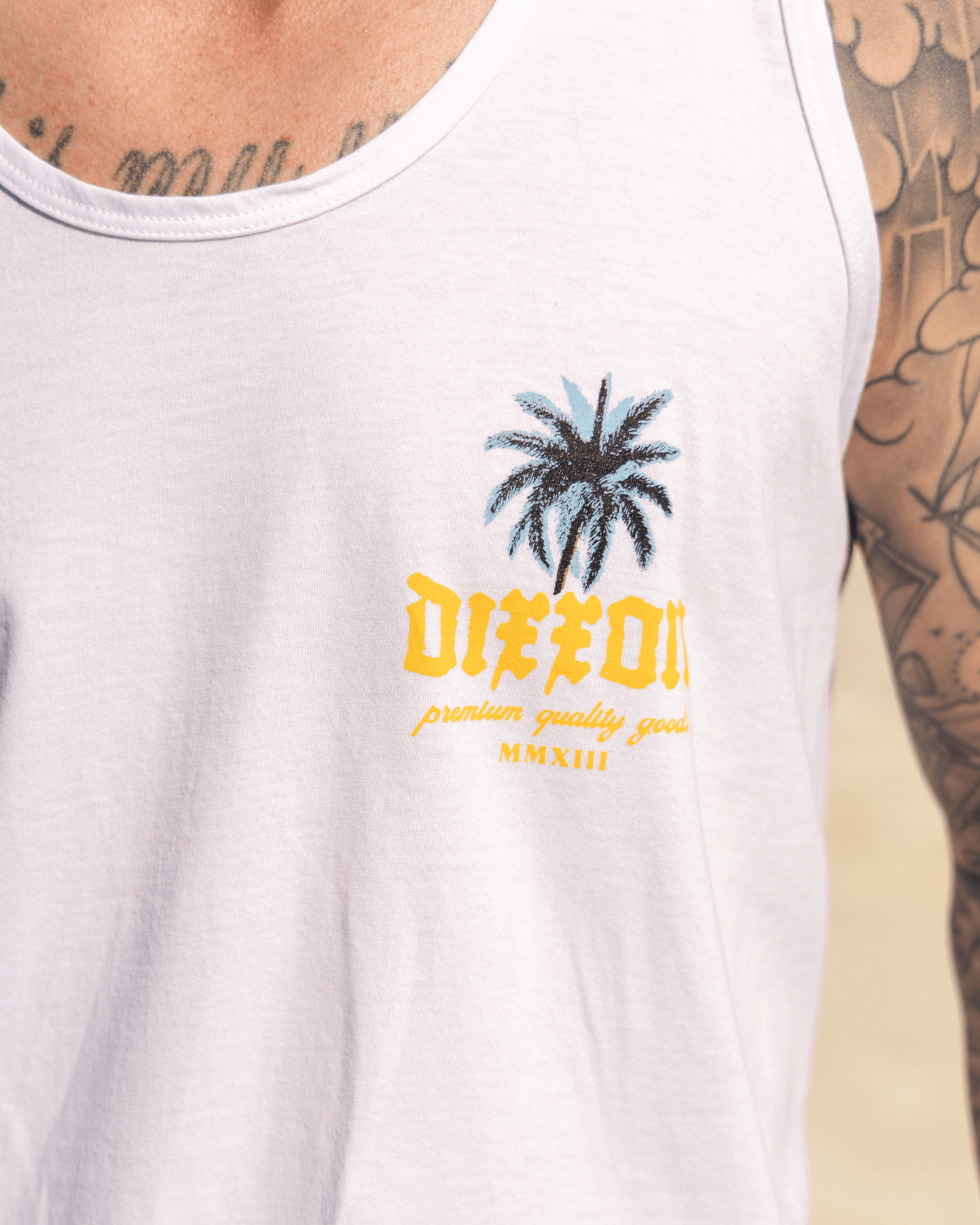 Palms Tank - White - Dixxon Flannel Co.