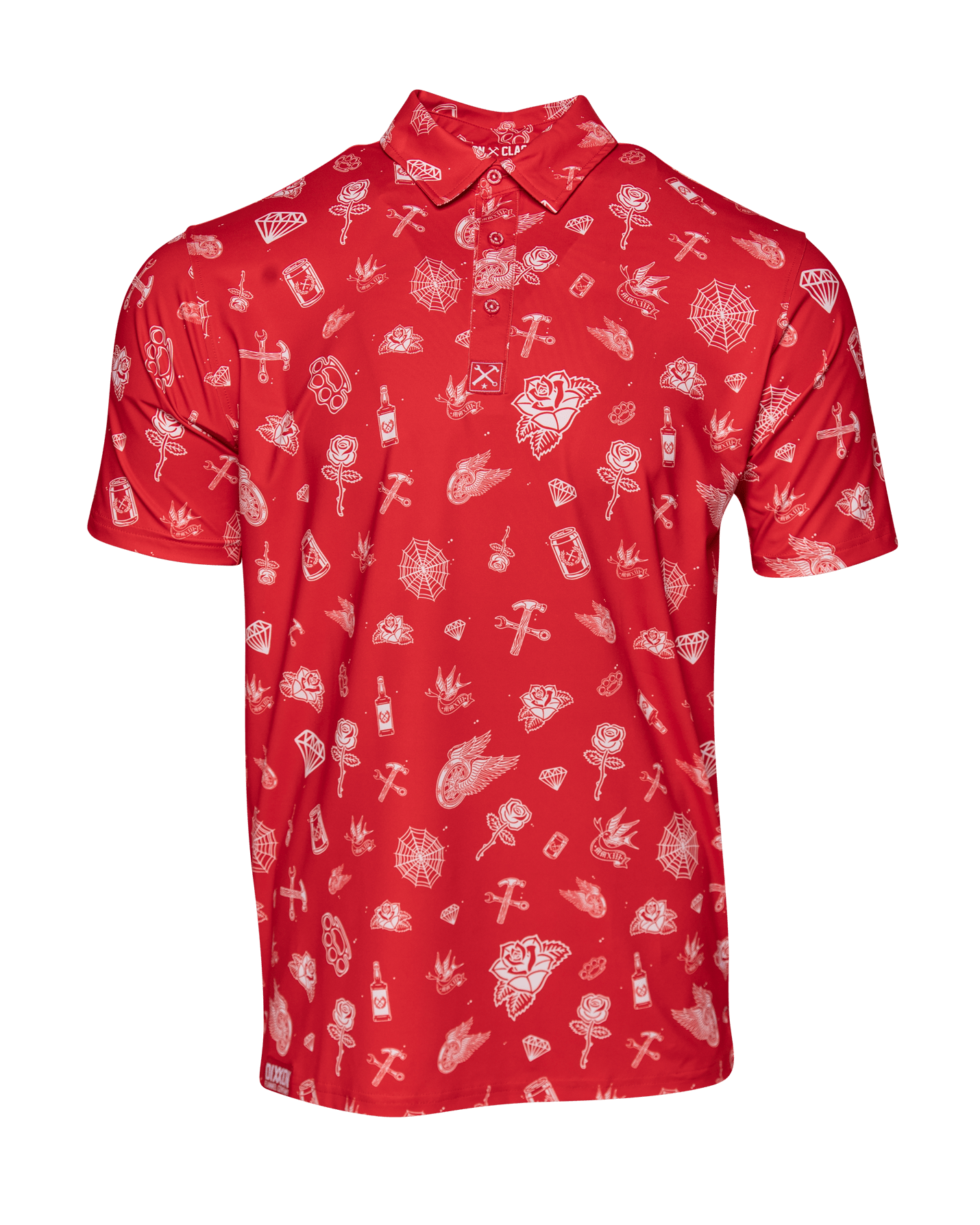 Party Boy Party Polo - Red - Dixxon Flannel Co.