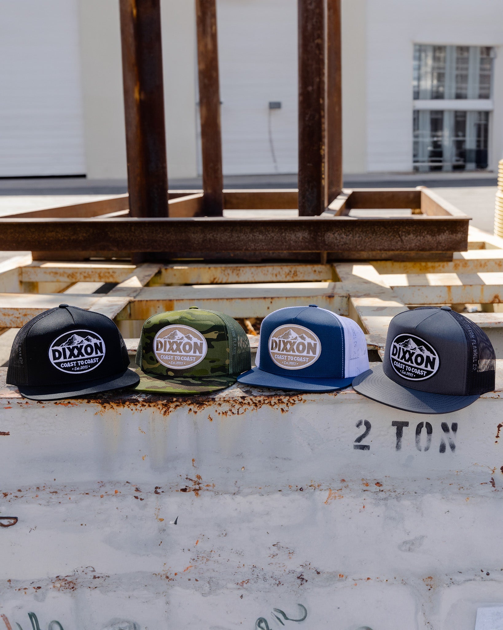 Peaks Flat Bill Trucker Snapback - Dixxon Flannel Co.