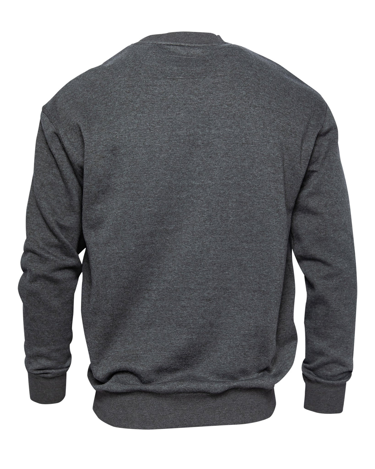 Women's Pocket Crewneck Sweatshirt - Heather Charcoal - Dixxon Flannel Co. view 3