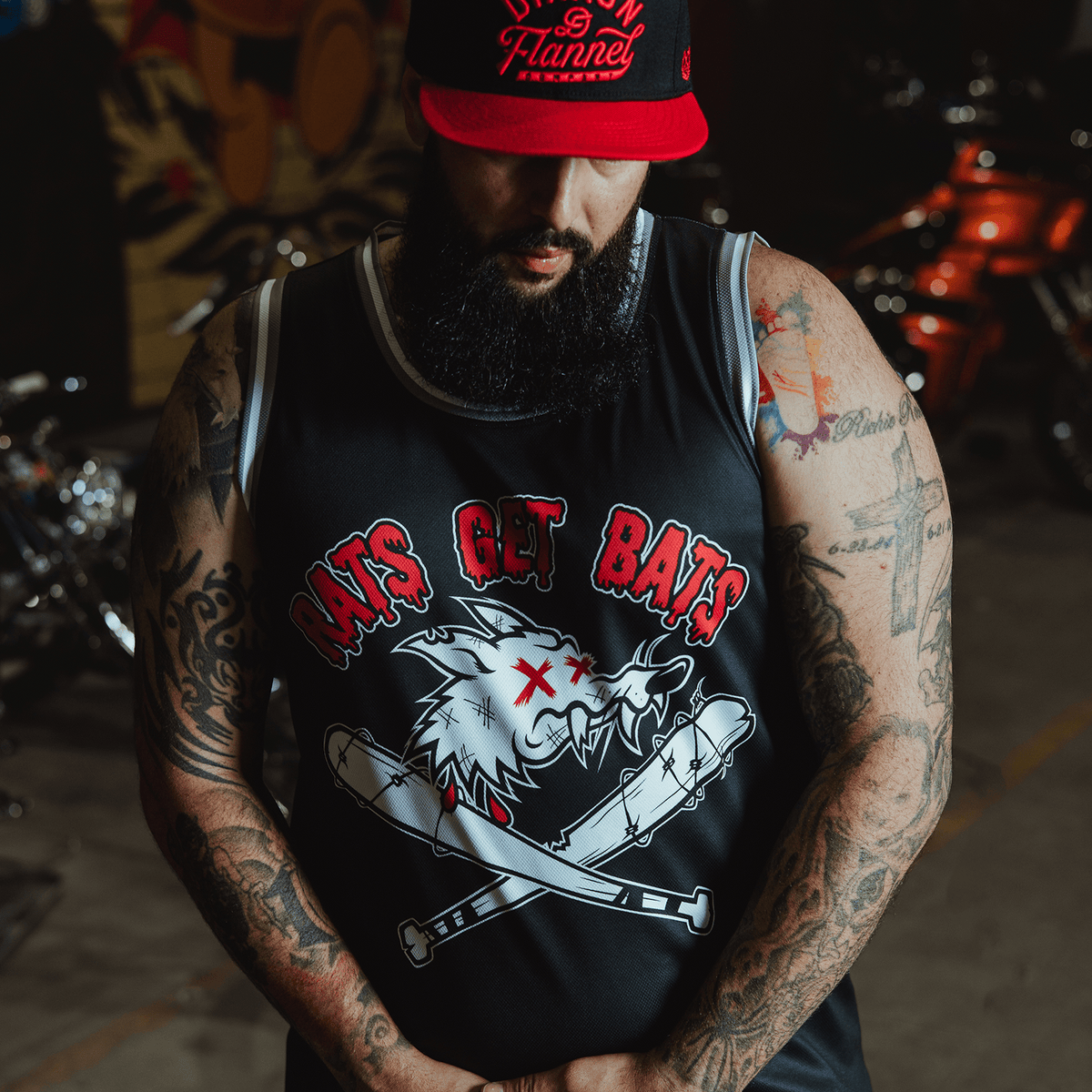 rats メッシュベースボールシャツ　XL rats メッシュベースボールシャツ XL