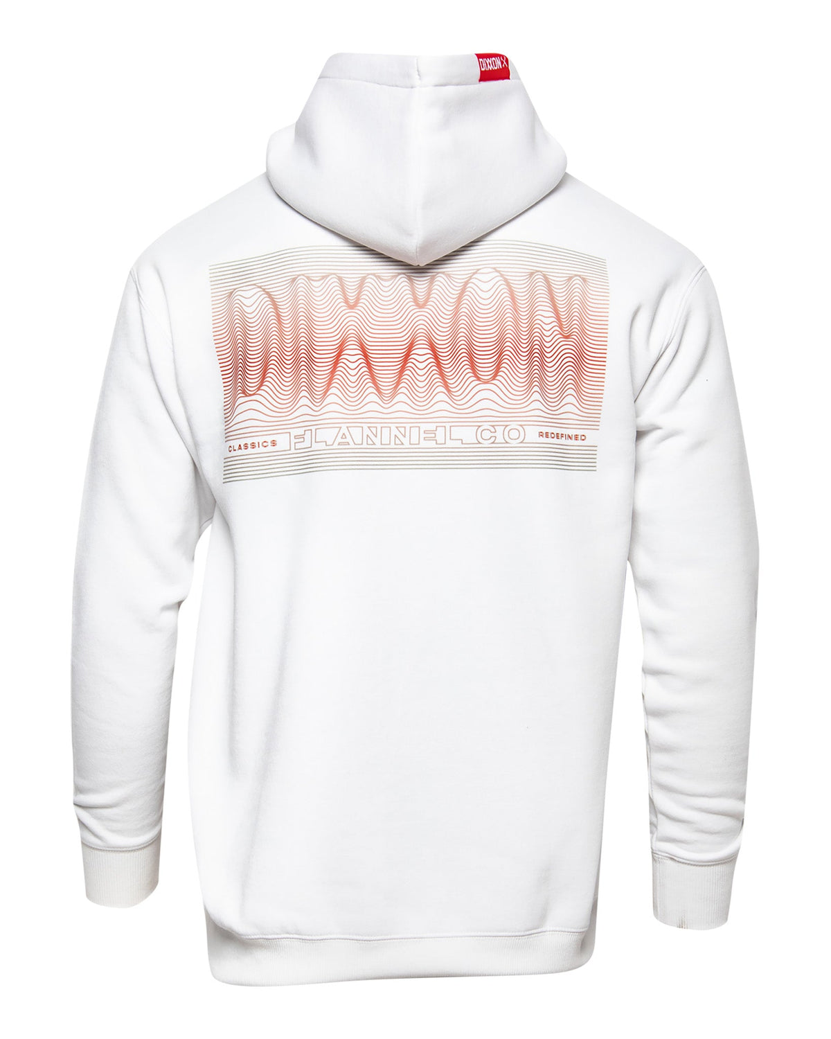 Red Epicenter Zip Up Hoodie - White - view 2