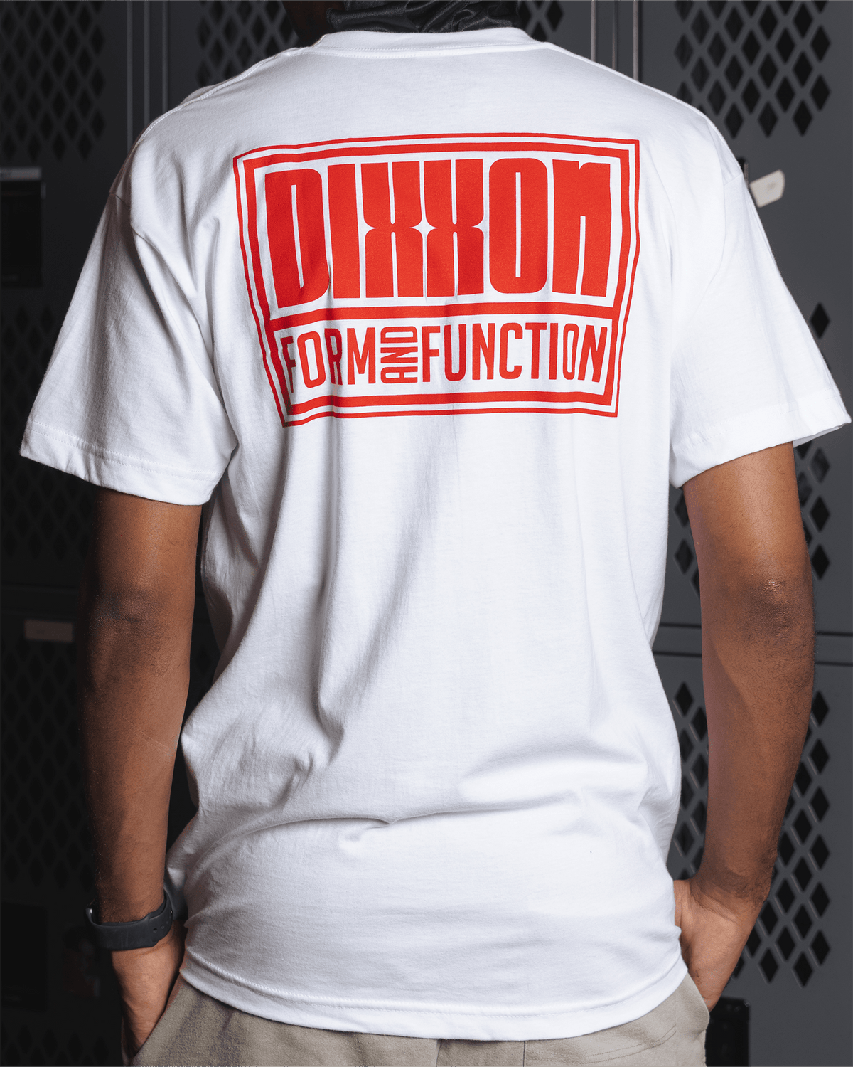 Red Modular T-Shirt - White - Dixxon Flannel Co. view 1