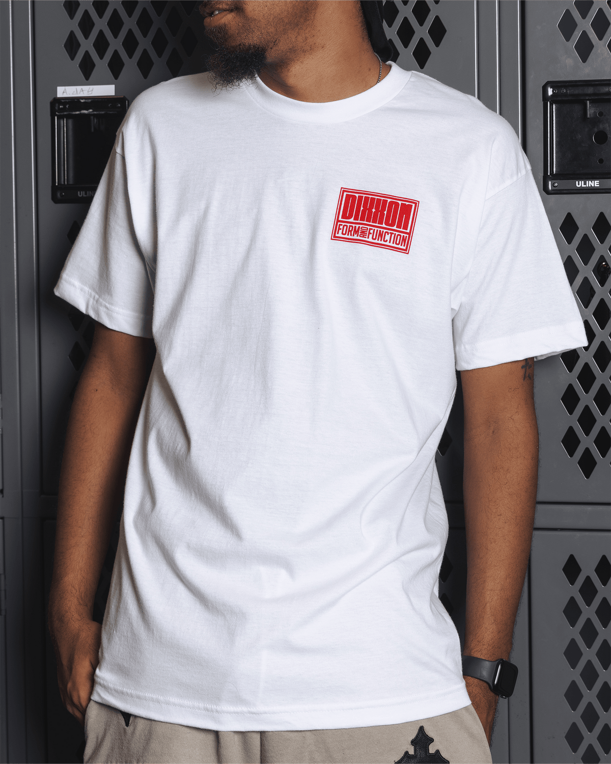 Red Modular T-Shirt - White - Dixxon Flannel Co. view 3