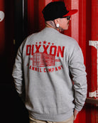 Red Shop Crewneck Sweatshirt - Heather Gray - Dixxon Flannel Co.