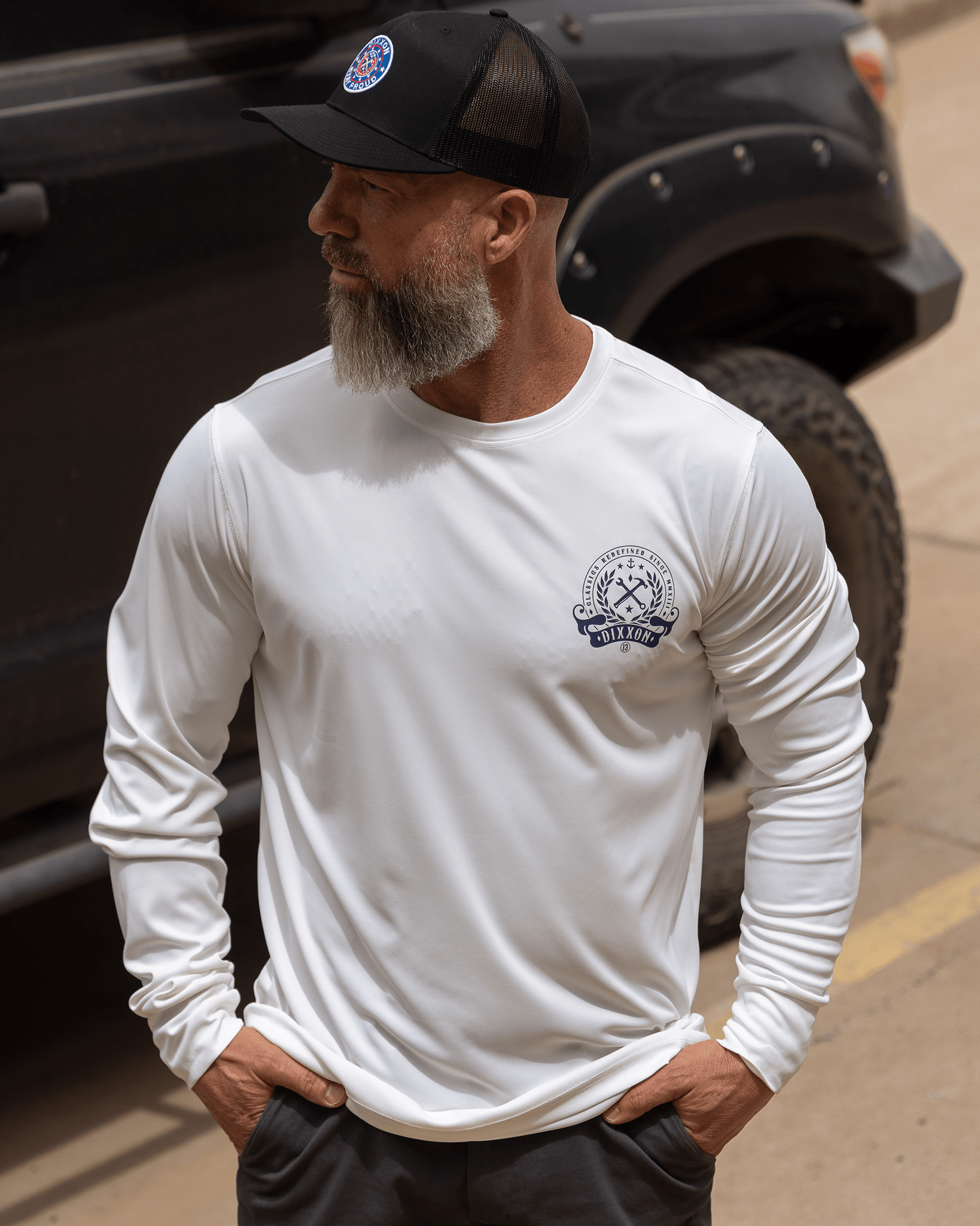 Redefined UV Long Sleeve T-Shirt - White - Dixxon Flannel Co. view 3