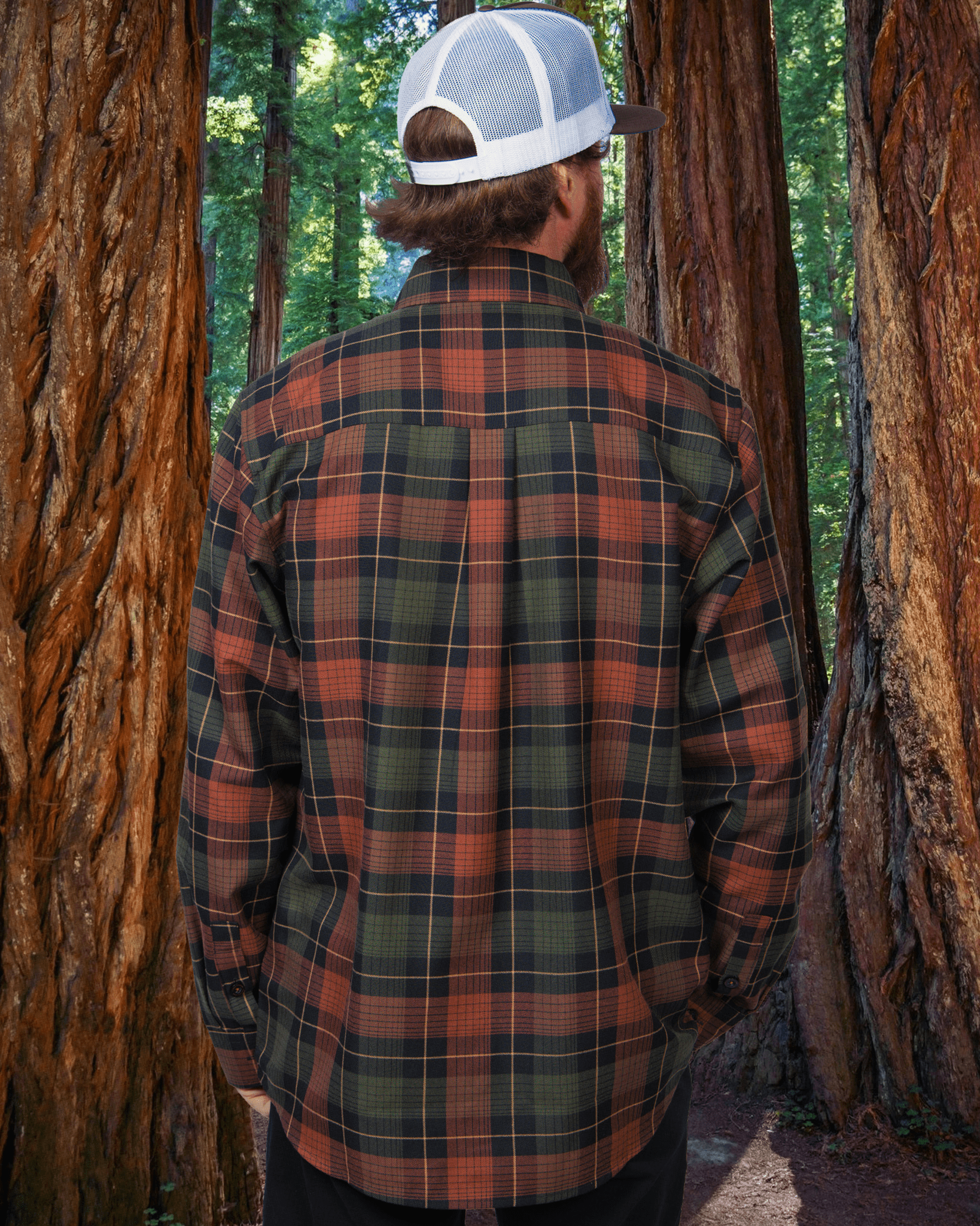 Redwood Forest Flannel - This Land Series - Dixxon Flannel Co.